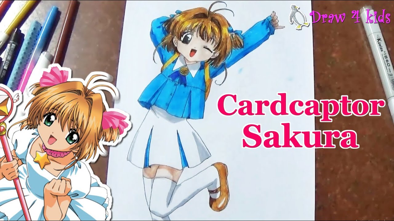 How to draw Card captor Sakura 2 | D4K - YouTube