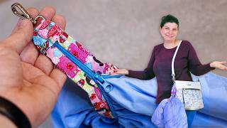 DIY Zipper Jacket Holder // How to Sew Your Own Hanging Zippered Jacket Carrier