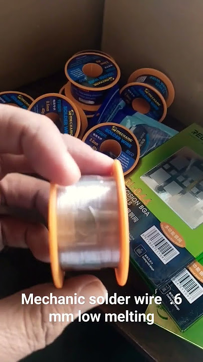 Mechanic solder wire  .6 mm low melting available now all india shipping available