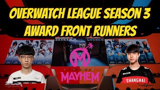 Overwatch League Season 3 Awards Front Runners