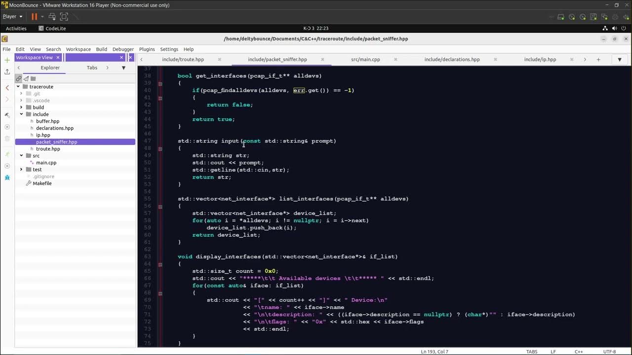 Packet Sniffer in C++ YouTube