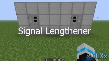 Minecraft - Compact Signal/Pulse Lengthener Using Repeater Lock [Tutorial]