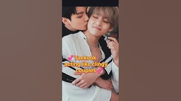 Taekook’s Clingy Moments That Broke the Internet 😭💜 | V & Jungkook Cute Chemistry #shorts