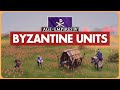 All new byzantine units in aoe4