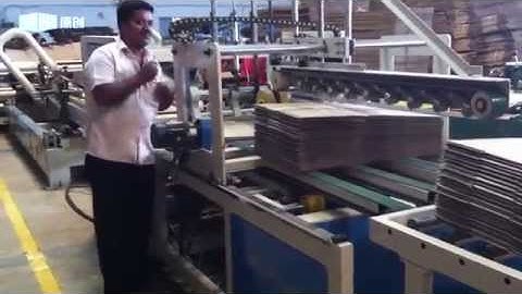 Automatic carton folder gluer machine (HUAYU carton box machine)