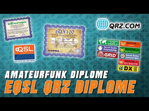 Amateurfunk Diplome ? eQSL & QRZ.com Awards #02