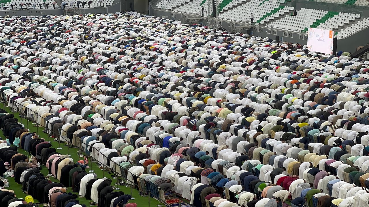 Eid Al Fitr 2023 Prayer at Education City Stadium Doha, Qatar. A First-Time Gathering!