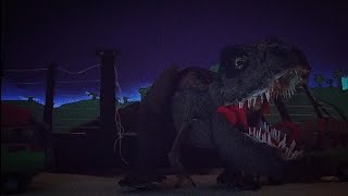 Juric Park T- Rex Breakout Stop Motion