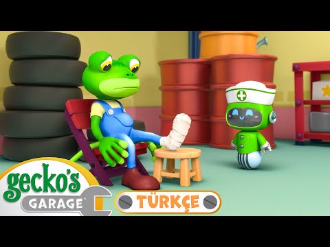 Gecko Tamirhanede Yaralanıyor!! 🏥｜Gecko'nun Garajı - Çocuklar için Kamyonlar