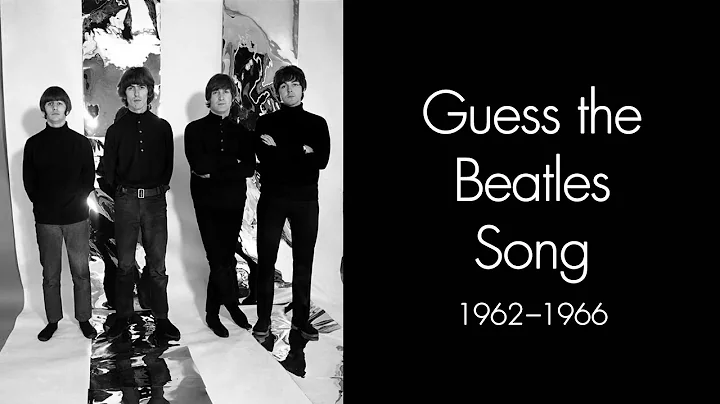 Can you guess these Beatles songs (1962–1966) in only 1 second? | Part 3 (of 6)