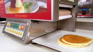 POPCAKES Automatic Pancake Making Machine - Operator Training & Demo Film 2010