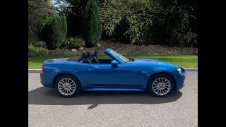 Fiat 124 Spider 1.4 MultiAir Classica Manual in Italia Blue - GK18WWB