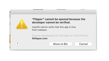 App Cannot Be Opened Because The Developer Cannot Be Verified On Mac