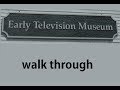 Early Television Museum walk through