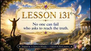 No One Can Fail Who Asks to Reach the Truth  ACIM Lesson 131 | Sacred Healing Music