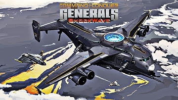 Heavy Gunship vs USA Super Weapon (MOD SHOCKWAVE CHAOS) C&C Generals Zero Hour