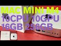 Mac mini M4 10CPU 10GPU RAM 16GB