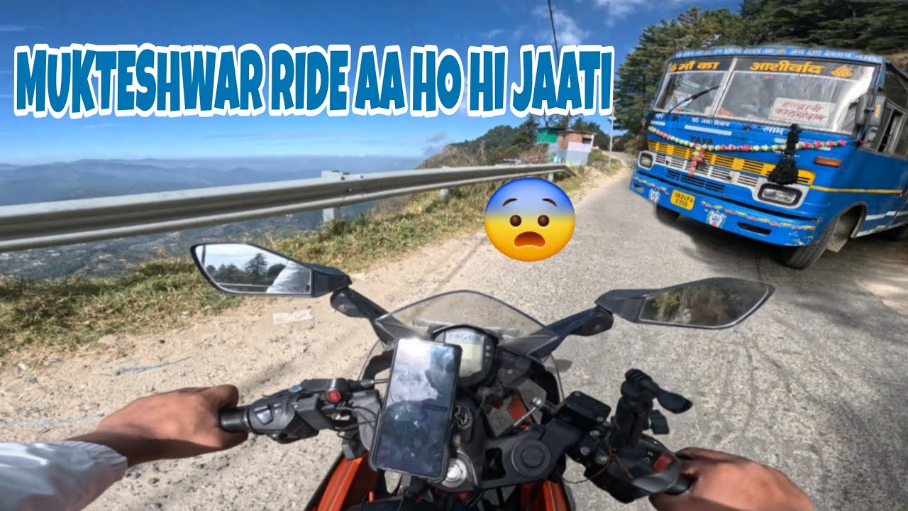 UDAIPUR TO UTTARAKHAND RIDE ON RC390 IS POSSIBLE..? PART -2 [MUKTESHWAR RIDE]😵‍💫😣