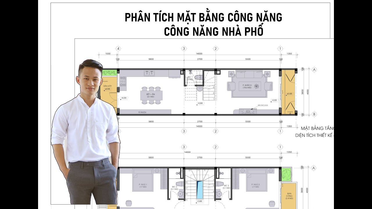 Phân Tích Mặt Bằng Công Năng Nhà Phố 3 Ngủ | Phân Tích Công Năng Nhà #1