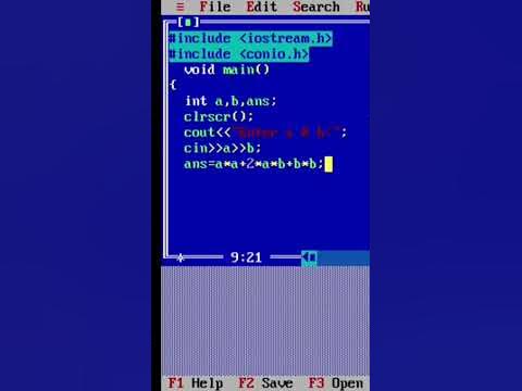 How To Calculate a² + 2ab + b² Using C++ Language #shorts #viral # ...