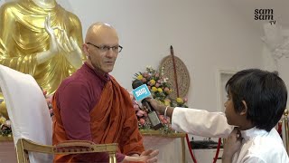 Wanuja in de boeddhistische tempel