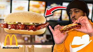 STOP! Mcdonald's MCRIB HONEST Taste Test!