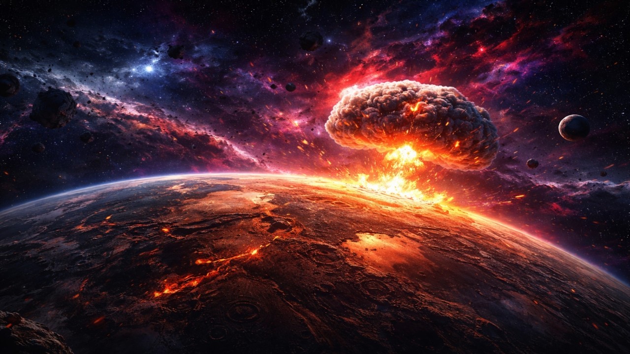 CONFÉRENCE POUR S'ENDORMIR : La Civilisation Martienne a-t-elle été Anéantie par une Guerre Nucléai