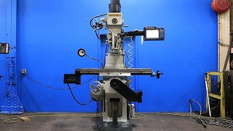 SUPERMAX PROTO TRAK 2 AXIS CNC VERTICAL MILL MODEL  YCM 40, S N