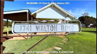 Online Auction: 1741 Walton Rd., Clinton, OK