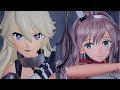 【MMD艦これ】アイオワ(Iowa)とサラトガ(Saratoga)でHYBRID