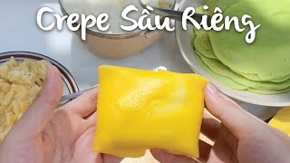 Cách Làm Bánh Crepe Sầu Riêng 👍