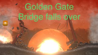 Golden Gate Bridge Falls Over - Party Turtle’s first video🐢￼