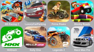BB Racing 2, LuxuryCarParking, Prime Peaks, Blocky Roads, HillDash, Rally One, Offroad Legends 2, Ra screenshot 5