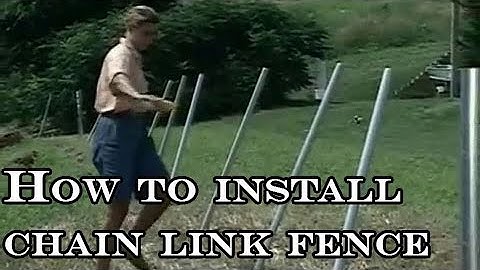 Hoe een gaashek te installeren. De juiste technieken en materialen voor gaashek.
