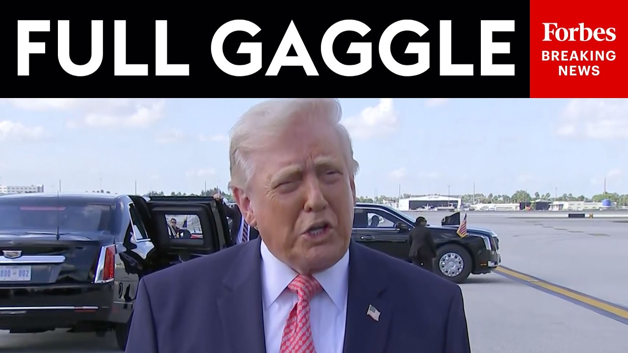 BREAKING NEWS: Trump Speaks To Reporters About Iran 'Talks' And DHS Funding Battle 