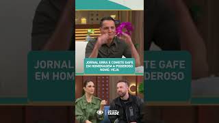 Jornal erra e comete gafe em homenagem a poderoso nome; veja | Melhor da Tarde