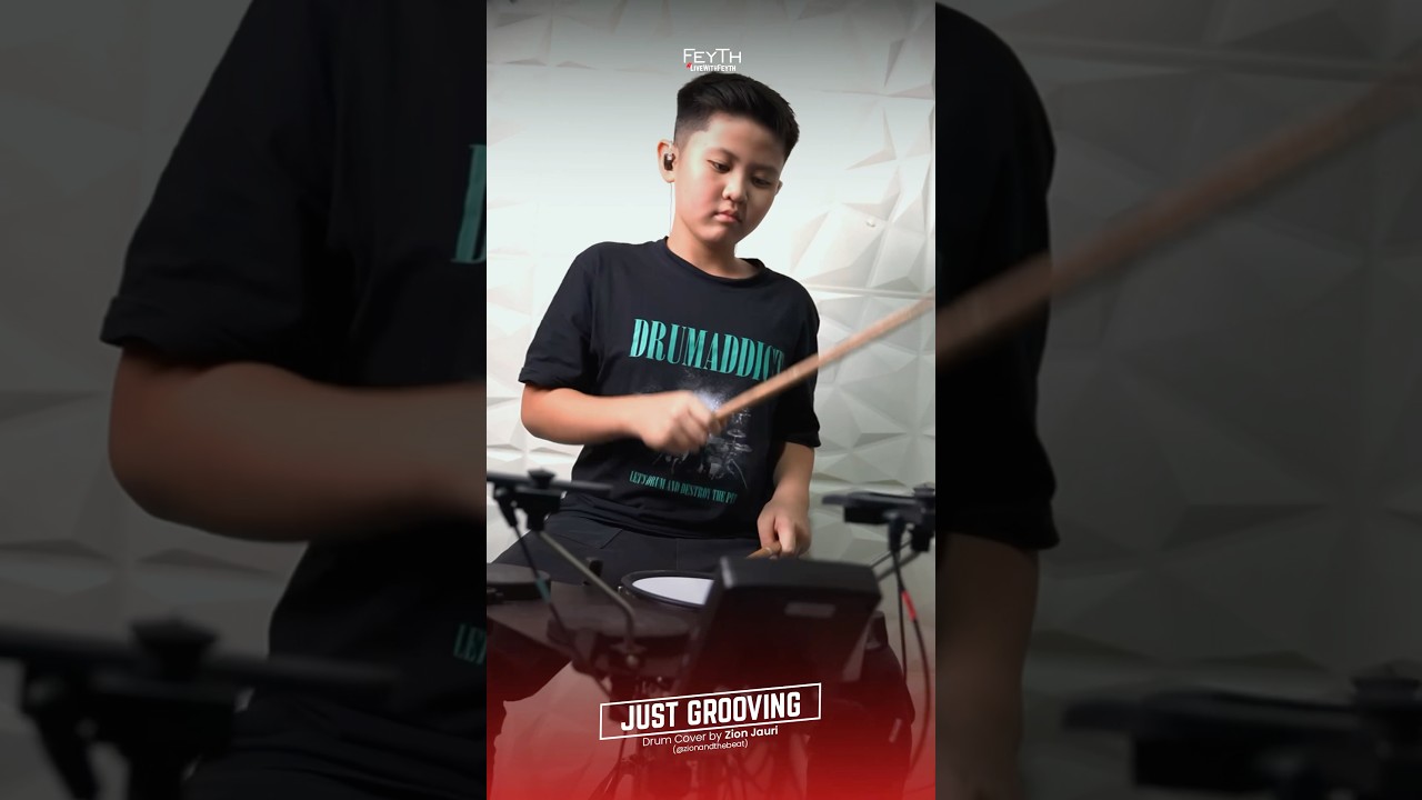 “Just Grooving” - Jamming Session. Drum cover by Zion Jauri (@zionandthebeat)