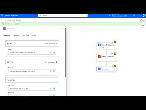 #PowerPlatformTip - 'Secure Inputs / Secure Outputs'