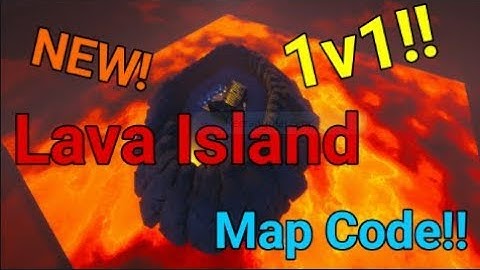 *New* Insane 1v1 Map Official Trailer!! (Lava Island)