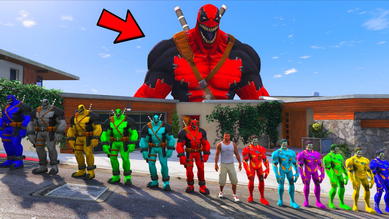 GTA 5 : Franklin Playing Hide And Seek With All Zombie Ironman In GTA 5!