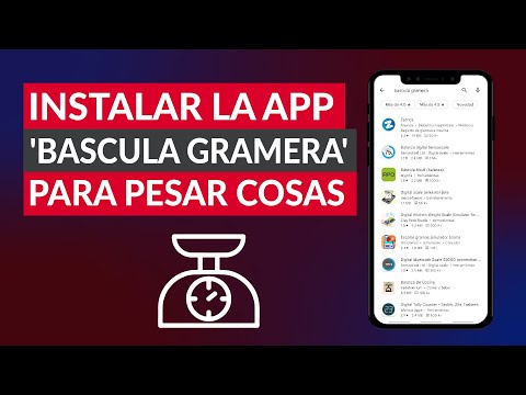 Cómo Descargar e Instalar la Aplicación &#039;Bascula Gramera&#039; para Pesar Cosas de Poco Peso