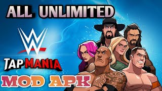 WWE TAP MANIA LATEST VERSION MOD APK . 💯WORKING ALL UNLIMITED screenshot 3