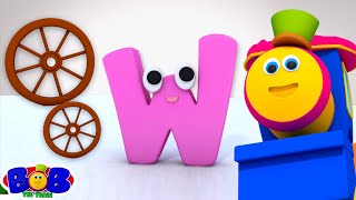 letter w song alphabet abc sounds letters for babies by bob the train