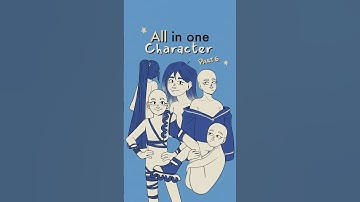 putting all my character design ideas in one character, part 6🛼#originalcharacter #oc #art #drawing