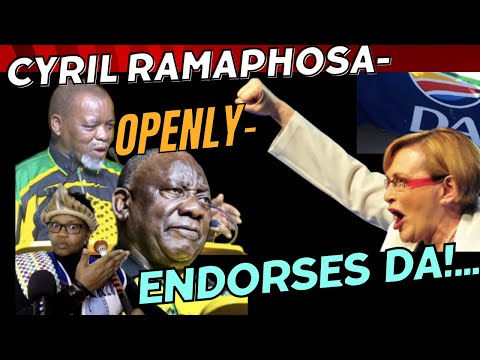 RAMAPHOSA OPENLY ENDORSES DA Cyrilramaphosa Da Helenzille Juliusmalema Sapolitics Trending