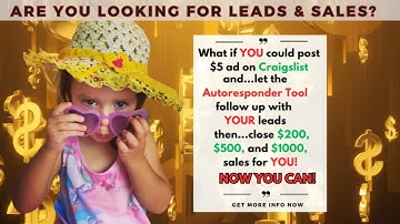 How To Dominate Craigslist With An Automated Auto Reply Software | Craigslist Leads For Business