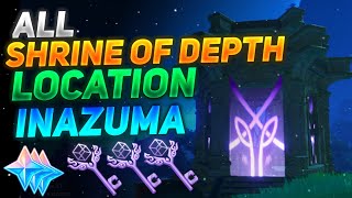 All 'SHRINE OF DEPTH LOCATION IN INAZUMA' | Genshin Impact Update v.2.0 All 'SHRINE OF DEPTH LOCATION IN INAZUMA' | Genshin Impact Update v.2.0