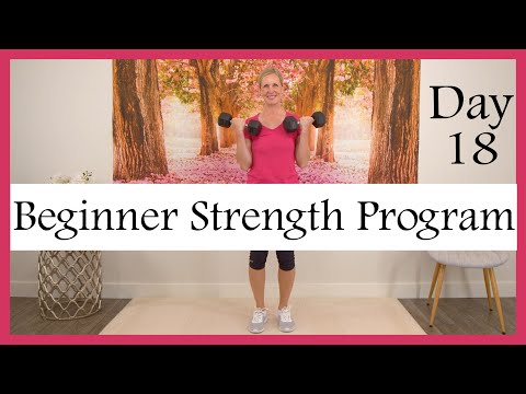 At Home Upper Body Strength Program for Seniors and Beginners | Day 18