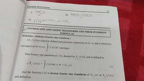 Fourier transform lecture- 3