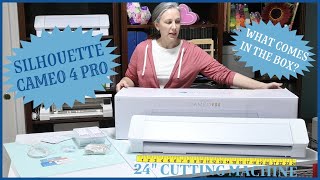 Silhouette Cameo 4 Pro 24&quot; Vinyl, Paper, and Craft Cutter | Specs and Unboxing | 24&quot;x24&quot; cutting mat